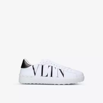 Кожаные кроссовки VLTN Rockstud с низким берцем Valentino Garavani, черный