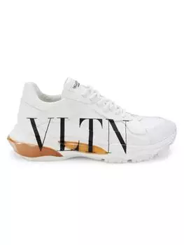 Кожаные кроссовки VLTN Valentino Garavani, цвет Black White