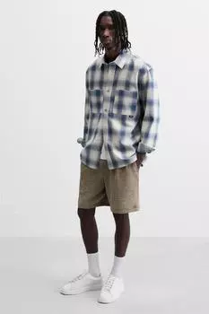 Кожаные кроссовки ZARA, белый