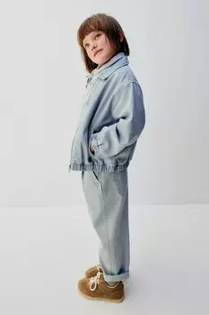 Кожаные кроссовки ZARA, коричневый