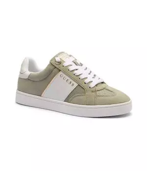 Кожаные кроссовки женские Solite Guess, зеленый