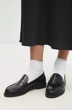 Кожаные лоферы Answear Lab, черный