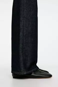 Кожаные лоферы Arket, черный