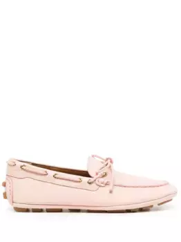 Кожаные лоферы Bally, розовый