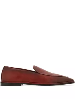 Кожаные лоферы Ferragamo, красный