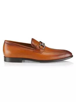 Кожаные лоферы Foster Gancini FERRAGAMO