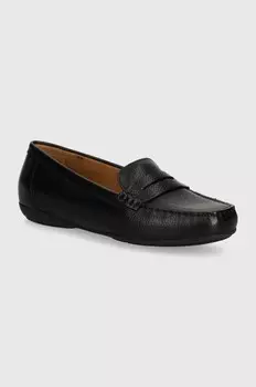 Кожаные лоферы Geox D ANNYTAH MOC, черный
