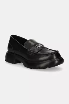 Кожаные лоферы Karl Lagerfeld PHOENIX, черный