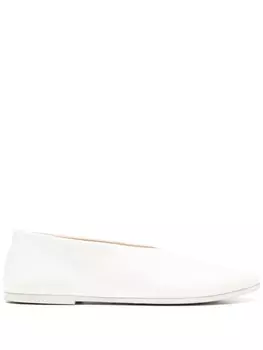 Кожаные лоферы Marsll, белый