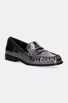 Кожаные лоферы MICHAEL Michael Kors Carlson, серебряный