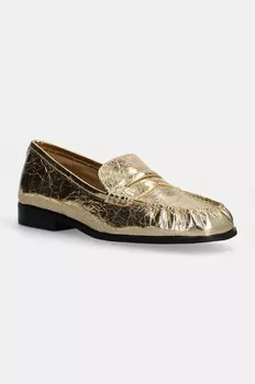 Кожаные лоферы MICHAEL Michael Kors Carlson, золотой