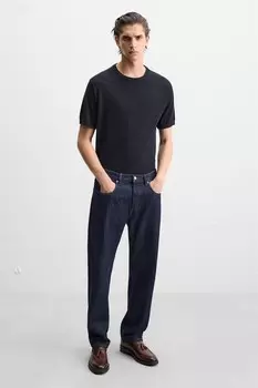 Кожаные лоферы с кисточками ZARA, коричневый