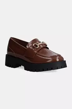 Кожаные лоферы Steve Madden Lando-CN, бежевый