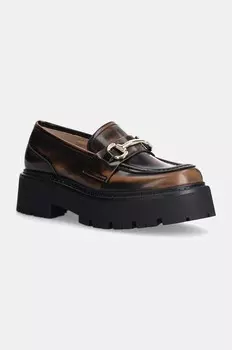 Кожаные лоферы Steve Madden Occupy, коричневый