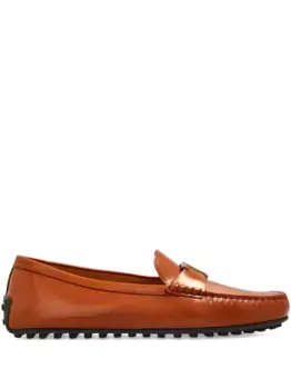 Кожаные лоферы T-класса TOD'S, коричневый
