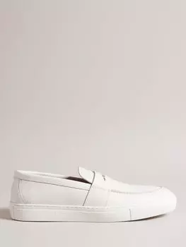 Кожаные лоферы Ted Baker Hecter, цвет камня