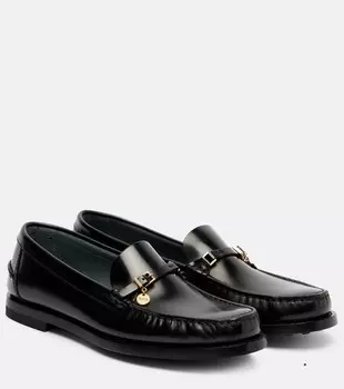 Кожаные лоферы Tod's, черный
