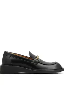 Кожаные лоферы TOD'S, черный