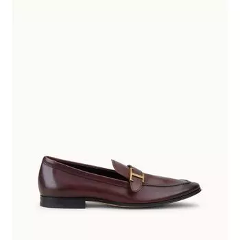 Кожаные лоферы TOD's, цвет Burgundy