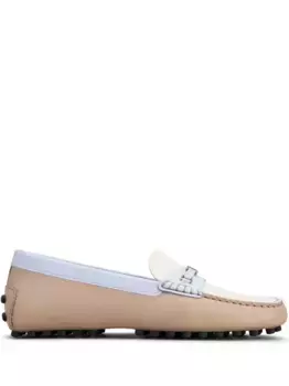 Кожаные лоферы TOD'S, нейтральный