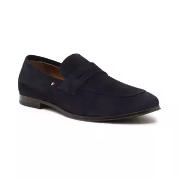Кожаные лоферы Tommy Hilfiger, синий