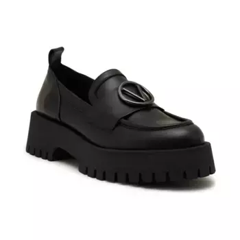 Кожаные лоферы Valentino, черный