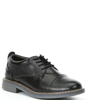 Кожаные модельные туфли Steve Madden для мальчиков Toliverr (для малышей), черный