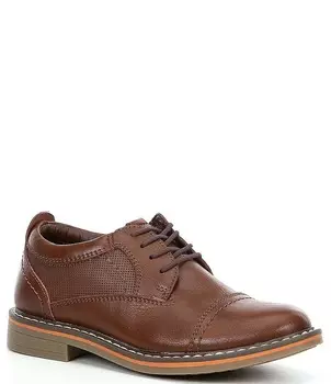 Кожаные модельные туфли Steve Madden для мальчиков Toliverr (для малышей), коричневый