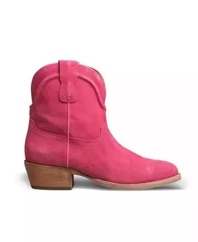 Кожаные модные ботильоны в стиле вестерн Casey Buck & Brana, розовый