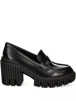 Кожаные мокасины Baldinini 75 мм, черный