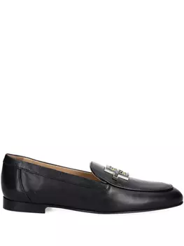 Кожаные мокасины Baldinini, черный