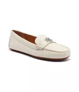 Кожаные мокасины Барнсбери Lauren Ralph Lauren, экрю