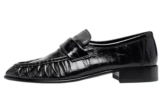 Кожаные мокасины без застежек The Row