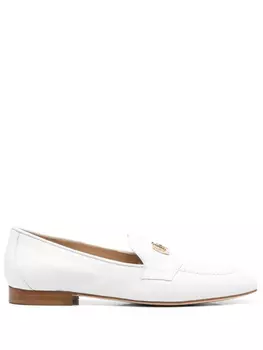 Кожаные мокасины Casadei, белый