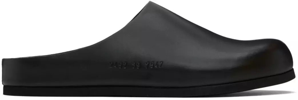 Кожаные мокасины Common Projects, черный