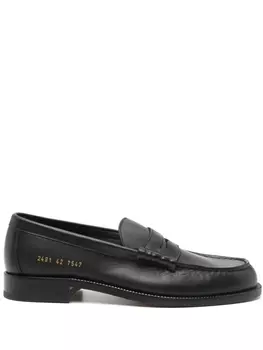 Кожаные мокасины Common Projects, черный