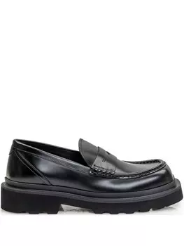 Кожаные мокасины Dolce & Gabbana, черный