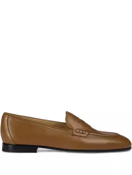 Кожаные мокасины Doucal's, коричневый