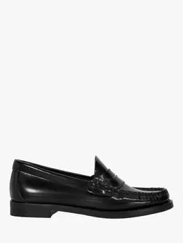 Кожаные мокасины джинни Dune, черный