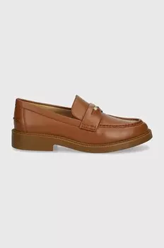 Кожаные мокасины Eden Michael Michael Kors, коричневый