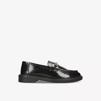 Кожаные мокасины Huddles с отделкой в виде лошадиных удила Steve Madden, черный
