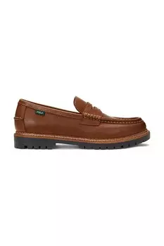 Кожаные мокасины Jett Penny Polo Ralph Lauren, коричневый