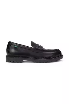 Кожаные мокасины Jett Penny Polo Ralph Lauren, черный