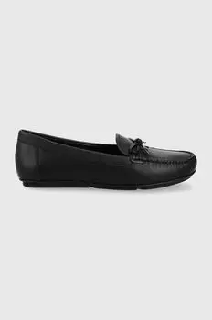Кожаные мокасины JULIETTE MOC 40S2JTFR1L.001 MICHAEL Michael Kors, черный
