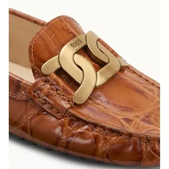 Кожаные мокасины Kate Gommino TOD's, коричневый