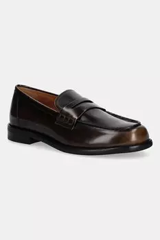 Кожаные мокасины LINN Vagabond Shoemakers, коричневый