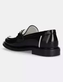 Кожаные мокасины Loafer Polido Filling Pieces, черный