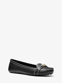 Кожаные мокасины Мэнди Michael Kors, черный