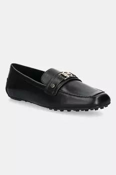 Кожаные мокасины Mandy Michael Michael Kors, черный