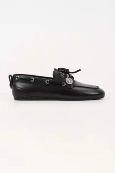 Кожаные мокасины Marlee Karl Lagerfeld, черный